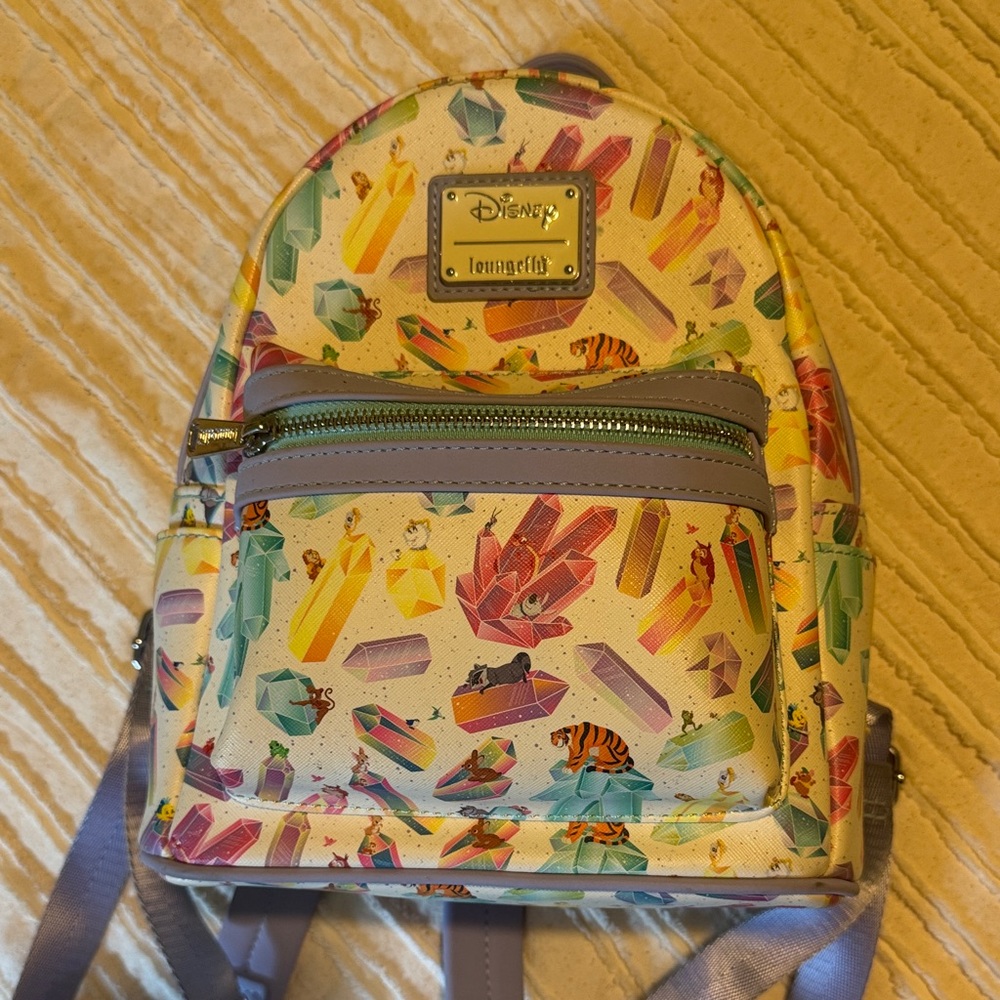 Loungefly Disney Crystal Pattern Kids Backpack
